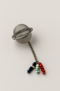 Gemstone Tea Infuser-Sodalite, Turquoise Howlite, Red Coral